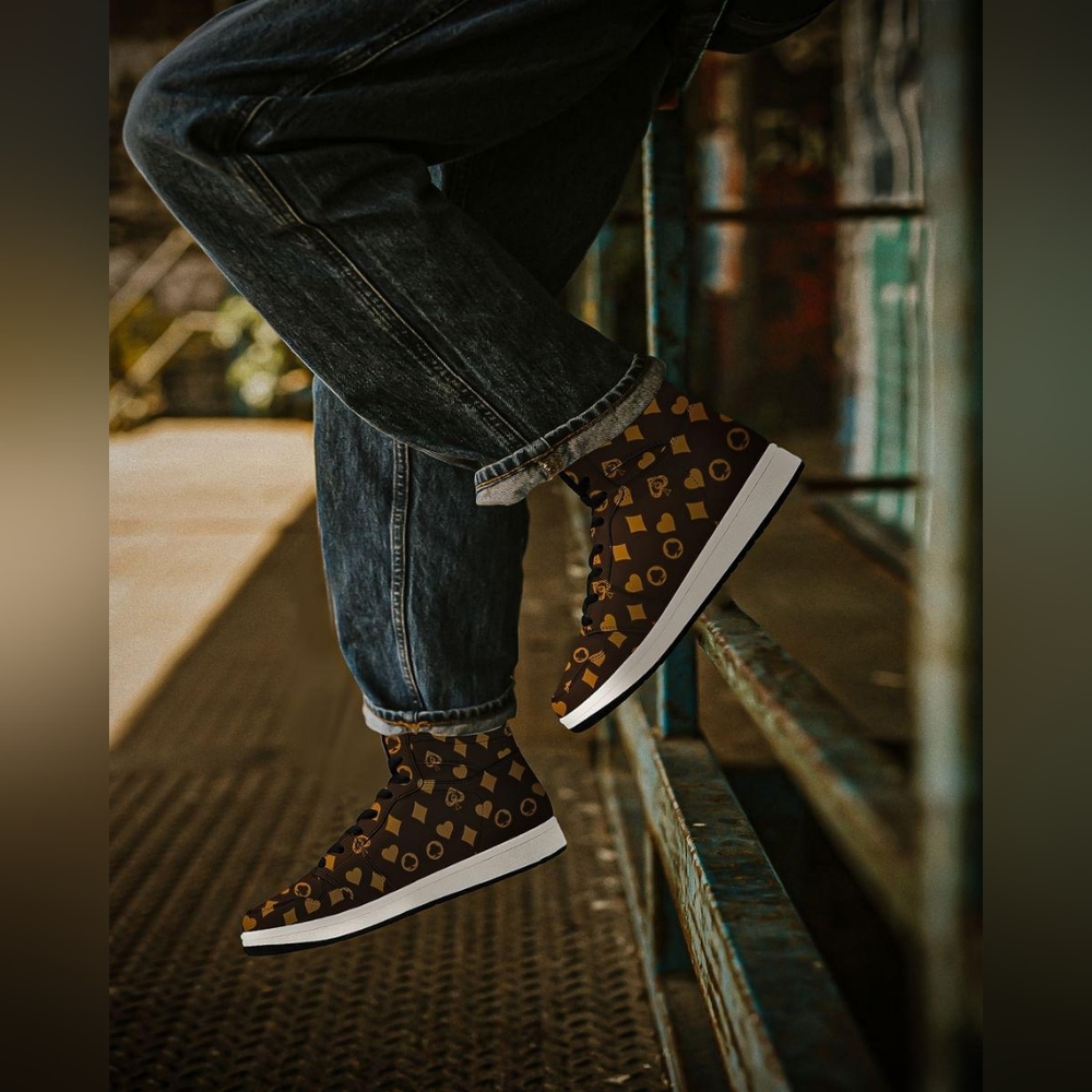 Brown beige brand new handcrafted shoes